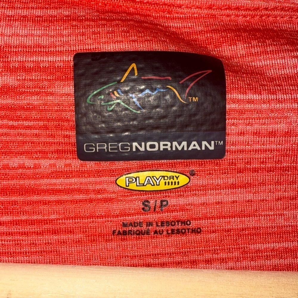 Greg Norman Collection Coral Quarter-Zip Sweatshirt Size Small - Picture 2 of 9